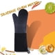 thumbnail image 2 of Injueey 1 pieza de guantes aislantes para horno, guante de silicona, guante de aislamiento largo y grueso, guante para hornear de algodón de 2 capas Herramientas y accesorios para hornear negro Injueey HA008774-01, 2 of 6