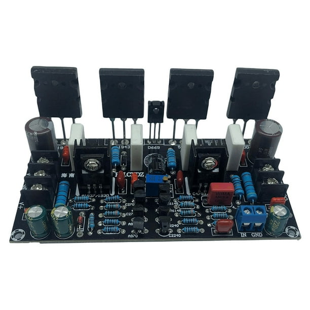 Módulo de placa amplificadora de potencia Mono 1943+5200 200W para Kit electrónico de bricolaje de altavoz