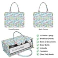 thumbnail image 2 of Large Capacity Tote Bag,Fairy Tale Princess Castle Pattern Handbag Fashion Luxury Tote Bag,15.7"x13"x 5.1" Inches,Laptop Compatible, 2 of 6