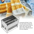 thumbnail image 3 of Molde para paletas de hielo de acero inoxidable fácil de usar 30 moldes para helados de acero inoxidable reutilizables para el hogar, 3 of 7