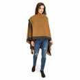 thumbnail image 5 of Women's Shawl Wrap Poncho Ruana Cape Cardigan Sweater Open Front for Spring Fall Winter (PC01-4D-II), 5 of 11