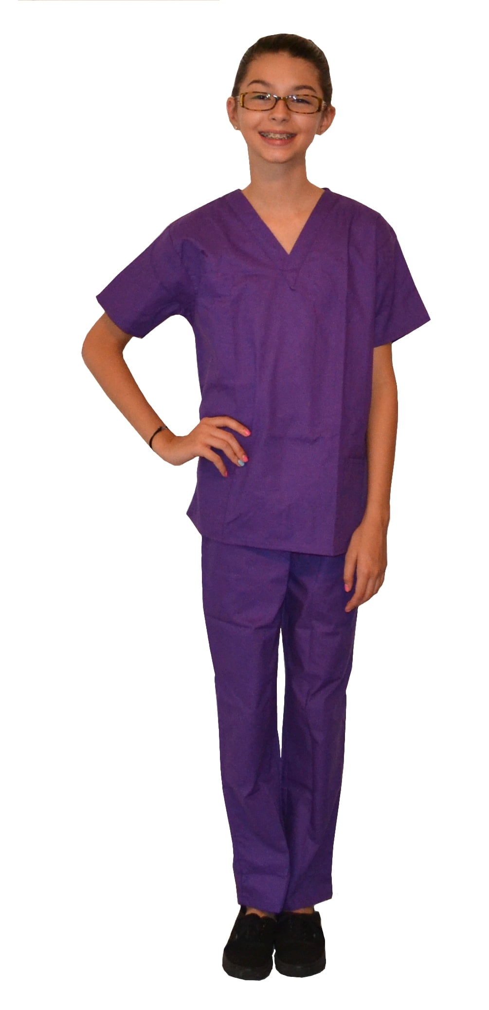 Purple Kids Scrubs by My Little Doc