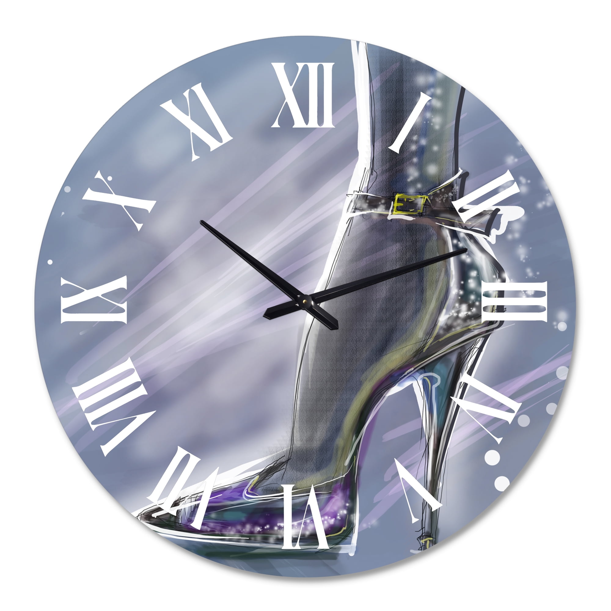 Designart 1 in Modern,Contemporary Wall Clock