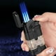 thumbnail image 2 of Encendedor de Triple Antorcha Recargable a Prueba de Viento sin Gas Kensou Encendedor Multiproposito, 2 of 6