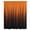 Orange, variant on Dark Red Black Ombre Sheer Curtains 72 Inches Long, Modern Abstract Art Striped Gradient Light Filering Curtains, Breathable Simi Curtain Privacy Drapes for Living Room Bedroom Window Treatment