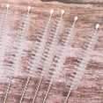 thumbnail image 2 of 10PCS 20x0.8cm Stainless Steel Drinking Straw Brush Cleaner Compatible for Straws, 2 of 7