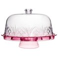 thumbnail image 2 of DaiZuY Cake Stand with Lid, Serving Plate Platter with Dome Cover, 6 in 1 Multi-Purpose Use, Shatterproof and Reusable - Dublin Collection, Blush, 2 of 2