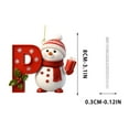 thumbnail image 3 of 26 Letters Christmas Tree Decoration Pendant Christmas Tree Ornaments DIY Christmas Ornaments Christmas Decoration Xmas Tree Hanging Decor, 3 of 6