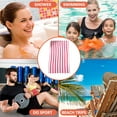 thumbnail image 6 of Beach Towel,Microfiber Beach Towel,Striped Beach Towel-Thin Quick Dry Bath Towel Printed Polyester Absorbent Printed Bath Towel for Swimming Pool,Yoga,Travel 55.1x27.56 inch, 6 of 8
