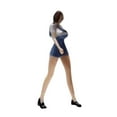 thumbnail image 4 of Maoww Résine 1:64 Fille Figure Peinte à la Main pour Diorama Décor Collections Mise en Page Uniforme Marche, 4 of 8