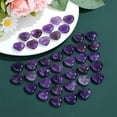 thumbnail image 5 of NOGIS 20 PCS Heart Crystals Amethyst Natural Healing Crystal Polished Hearts Carved Stones Rose Quartz Palm Gemstones Reiki Energy Balancing Worry Stone Meditation Love Gift (Purple), 5 of 7