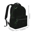 thumbnail image 2 of Fotbe Black Marble Mochila Casual con Estampado para Escuela, Viajes y Actividades al Aire Libre - Duradera, Ligera y Cómoda, 2 of 5