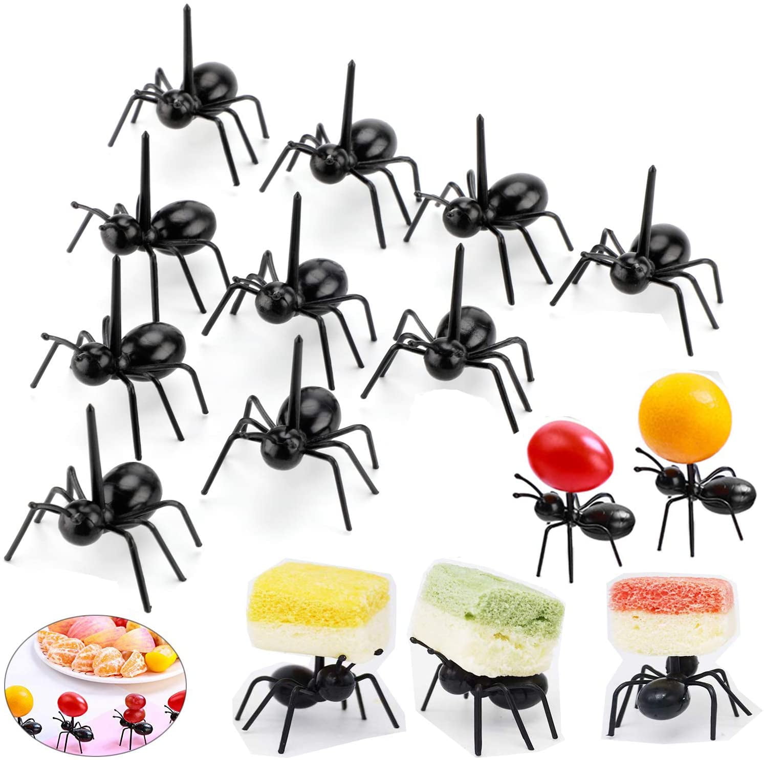 Lot de 10 glaçons réutilisables en forme de cactus 5x3,5cm