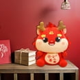 thumbnail image 4 of Dragón de peluche de dragón de peluche, muñeco de peluche de dragón chino, muñeco de dragón para sofá de 43 cm, 4 of 9