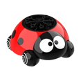 thumbnail image 2 of Soplador de burbujas, eléctrico, novedad, iluminación de dibujos animados, coche de burbujas portátil, fabricante de burbujas para fiestas , ROJO Gloria Fabricante de burbujas de escarabajo, 2 of 9