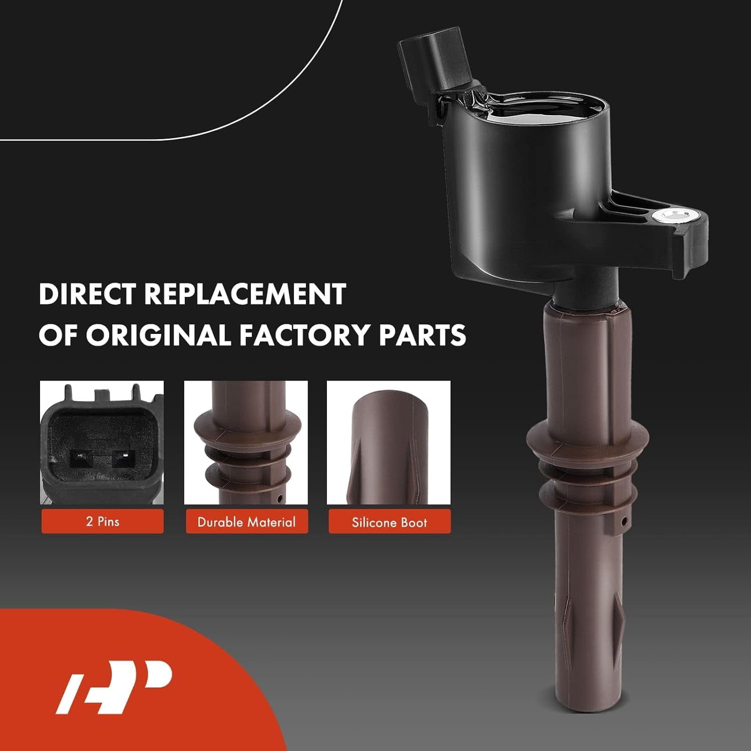 A-Premium Ignition Coils and Spark Plugs Kits Compatible with Ford F-150, F-250/F350 Super Duty, Explorer, Mustang, Expedition & Lincoln Navigator & Mercury Mountaineer, 4.6L 5.4L 8-PC Set