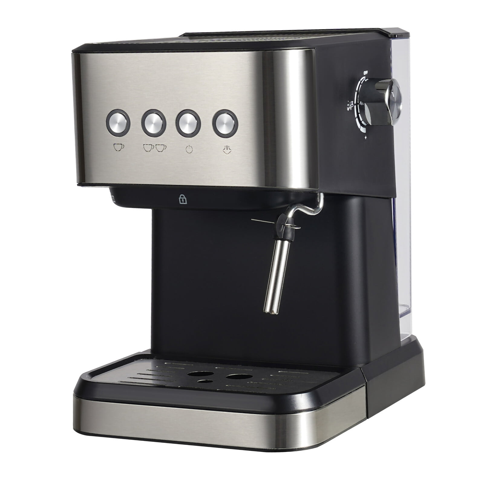 Semi-Automatic Espresso Machine, 1050W Coffee Maker with 15-20 Bar Pressure, 50.7 Oz Large Water Tank for Home Use