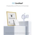 thumbnail image 4 of Baseus Qi2 MagSafe Power Bank, PicoGo 5000mAh Wireless Portable Charger with 360° Rotatable Ring Stand, Magnetic Power Bank for iPhone 16/15/14,White, 4 of 9