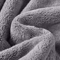 thumbnail image 7 of Mifsaly Womens 4 Piece Plush Bath Dress Set Absorbent Sleeveless Wrap Shower Robe with Pockets,Hair Towel Wrap, Dry Hair Cap & Bath Towel Gray,Free Size, 7 of 7
