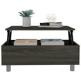 thumbnail image 4 of TUHOME Gambia Lift Top Coffee Table  Engineered Wood Coffee Tables in  Brown, 4 of 7