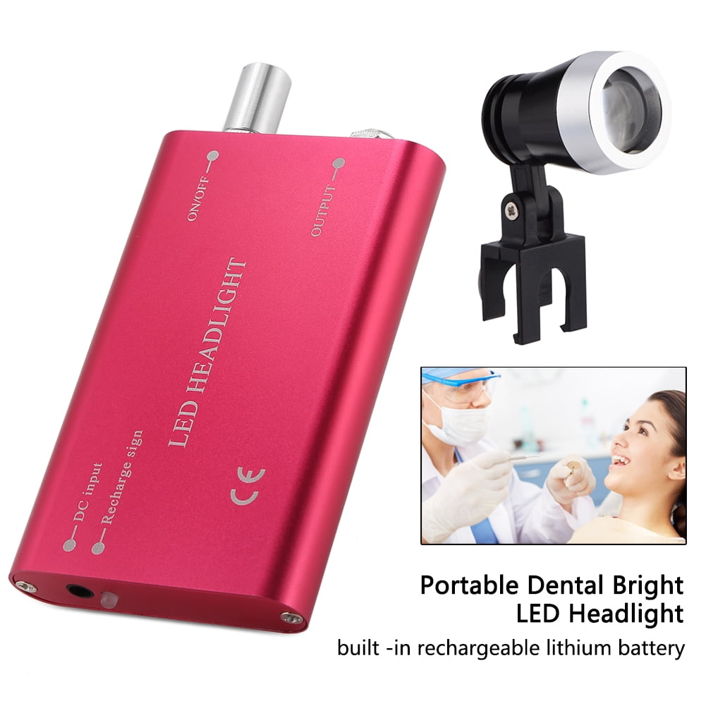 Tebru Dental Surgical Head Lamp, Dental Headlight,1 pcs Portable Dental
