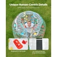 thumbnail image 4 of VEVOR 1-Pack 5FT/1.5M Inflatable Bumper Balls PVC Body Sumo Zorb Ball Outdoor Game, 4 of 9