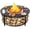 48.5 Inch, variant on 40 Inch Compact Fire Pit Surround Tabletop For Solo Stove Ranger & Tiki 20 Outdoor Patio Stand With Firewood Storage Shelf Heavy Duty Steel 200lb Capacity