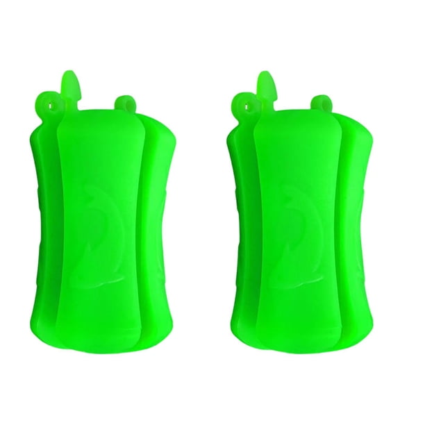 Clip de sujeción de bola fija para caña de pescar, clip de sujeción para caña de pescar 2 uds verde 8mm 12mm