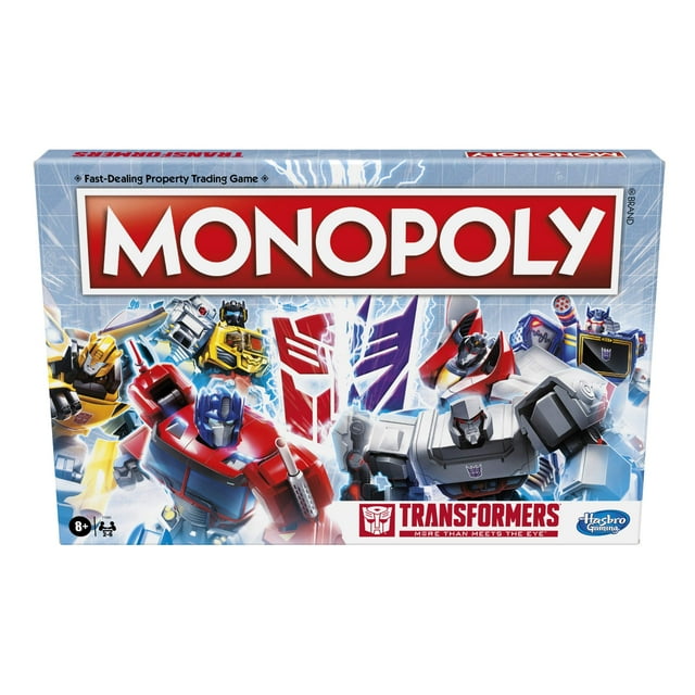 Juego de Mesa Monopoly Transformers Edition para Niños