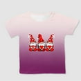 thumbnail image 3 of Gerichy Girls Graphic Print T-Shirt Girls Valentines Day Shirt Crewneck Summer Graphic Print Tops for Girls, 3 of 5