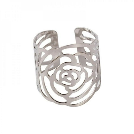 

Brand Clearance!!Gold Silver Napkin Ring Alloy Napkin Ring Holder Napkin Buckle Hoop For Home Wedding Holiday Party Dinner Table Decoration