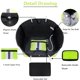 thumbnail image 3 of Bolso de Playa Tote QOGiR de Neopreno Verde Brillante Grande, 3 of 8