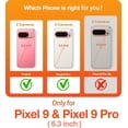 thumbnail image 2 of JZWAL-for Google Pixel 9/9 Pro Case with [2 Pack] HD Screen Protector Military Grade Drop Protection Shockproof Protective Dual Layer Phone Case for Google Pixel 9/9 Pro, Black, 2 of 4