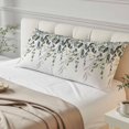 thumbnail image 4 of Green Eucalyptus Body Pillow Covers 20"x54", Watercolor Spring Weeping Botanical Soft Brushed Microfiber Breathable Throw Pillow Covers, Decorative Pillowcase with Zipper for Couch Sofa Bedroom, 4 of 9
