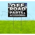 thumbnail image 1 of Off Road Parts & Accessories Truck (18" x 24") Yard Sign, Includes Metal Step Stake, 1 of 6