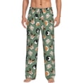 thumbnail image 5 of Mens Pajama Pants, Animal Heads Soft Sleep & Lounge Pants for Men, Cuteness Casual PJ Bottoms Pants with Pockets, 5 of 7