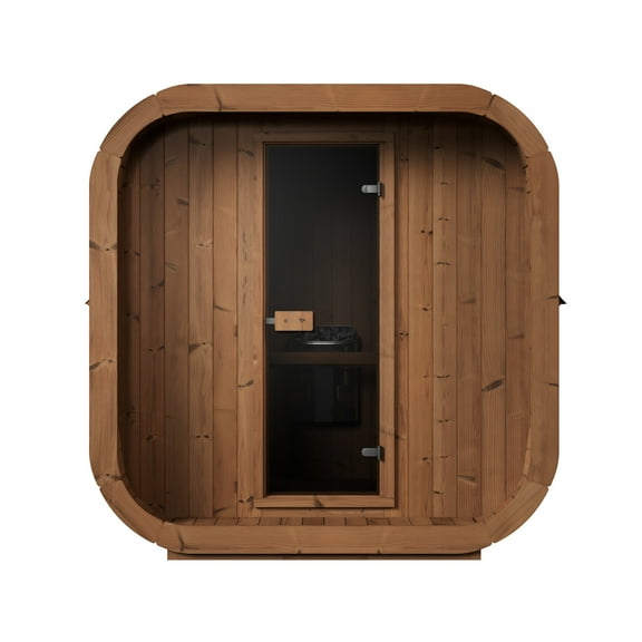 Cubist Collection Sauna 7X7 Outdoor Sauna 9 KW 240/1