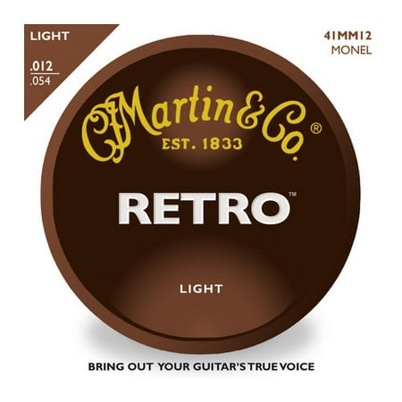 Martin Retro Monel Light Gauge Acoustic Strings