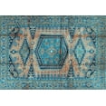 thumbnail image 1 of Ahgly Company Indoor Rectangle Persian Light Blue Traditional Area Rugs, 8' x 12', 1 of 4