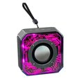 thumbnail image 1 of Altavoz Bluetooth Mecha transparente con captador RGB, linterna portátil para exteriores, minialtavoz pequeño negro, 1 of 5