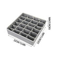 thumbnail image 3 of Underwear And Sock Drawer Organizer, Fabric Compartment Storage Box For Household Student Dormitory Wardrobe, 24 Grids To Keep Small Clothing Items Neatly Organized, 3 of 4