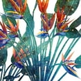 thumbnail image 2 of Kimberly, Allen 15x15 White Modern Wood Framed Museum Art Print Titled - Tropic Flower 1, 2 of 4