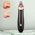 thumbnail image 2 of Removedor de espinillas eléctrico Aspirador de poros 5 cabezales de succión Herramienta de limpieza facial Extractor mejorado para espinillas Comedone Negro Sunnimix Aspirador de poros de puntos negros, 2 of 8