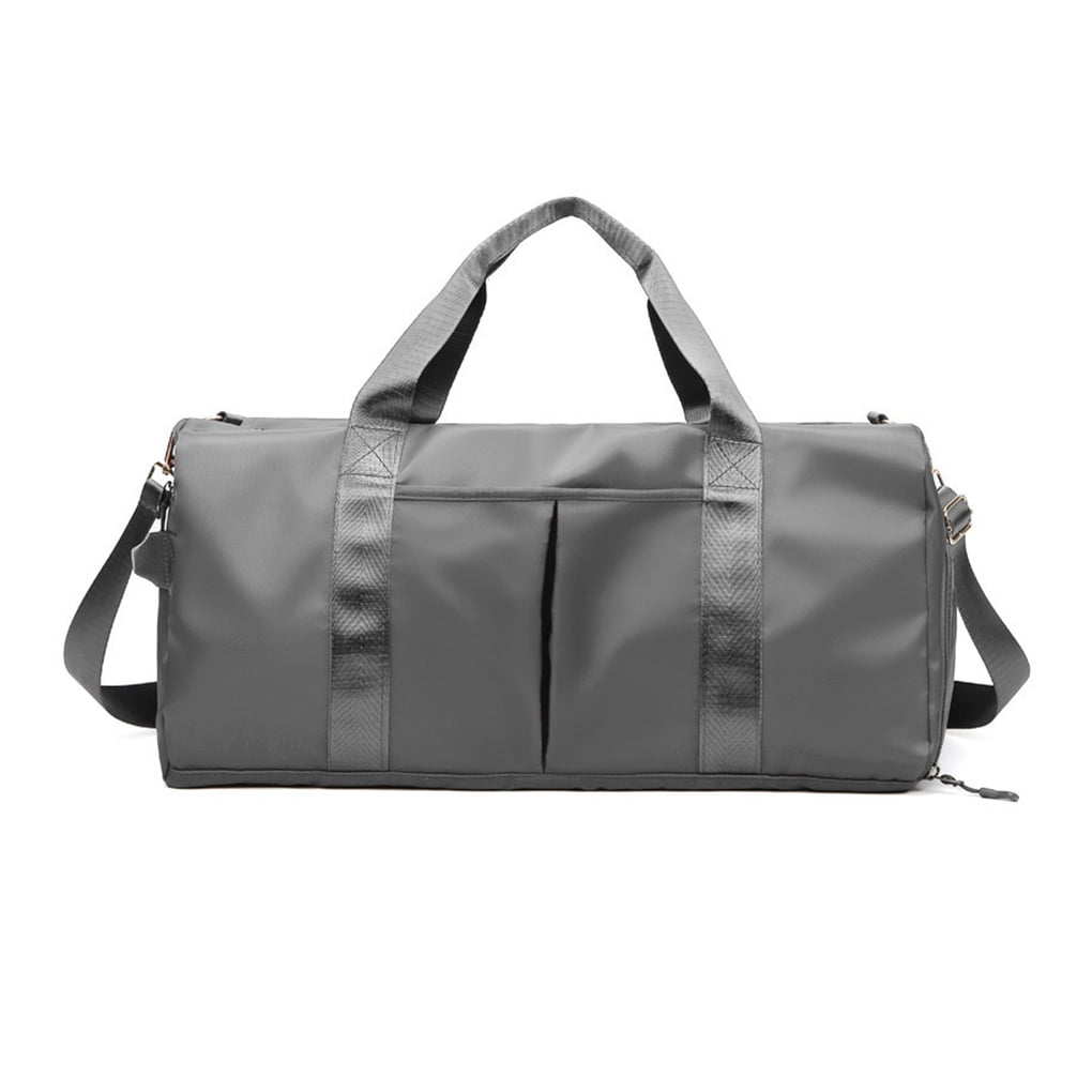 Large Capacity Gym Bag Yoga Pack Sports Bag ravel Handbag Waterproof Nylon Black 