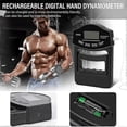 thumbnail image 4 of Grip Strength Tester, 396Lbs/180Kg Digital Hand Dynamometer Grip Strength Meter USB LCD Screen Hand, 4 of 5