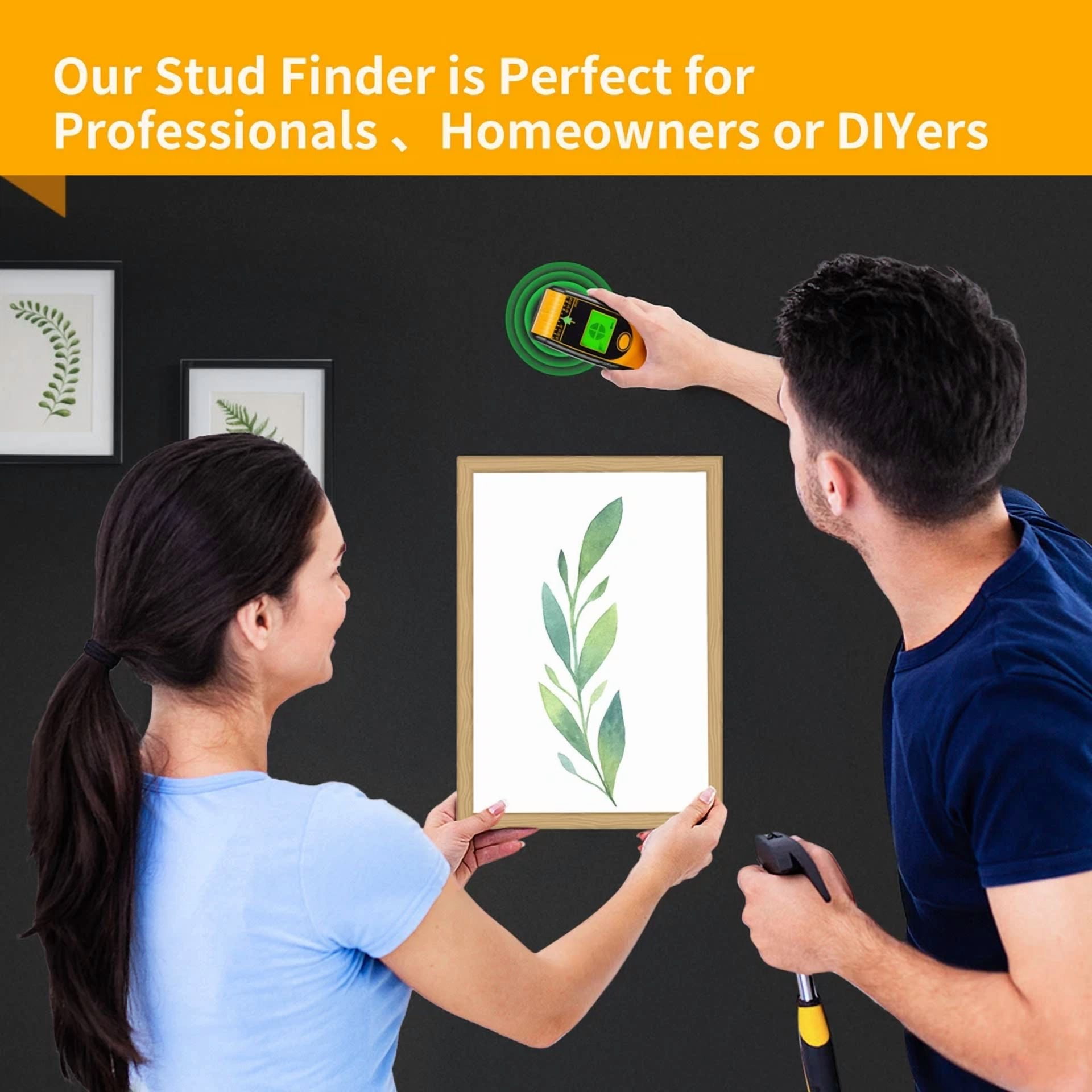 CIRCLE- 7 In 1 Electronic Wall Scanner Stud Finder With Battery And Hd Lcd Display