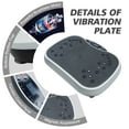 thumbnail image 3 of Vibrating Plate Exercise Machine for Weight Loss, Segmart Vibration Plate Platform for Lymphatic Drainage, Adjustable Speeds Shaping Vibrating Plate for Weight Loss, Body Workout Vibration Plate, 3 of 8