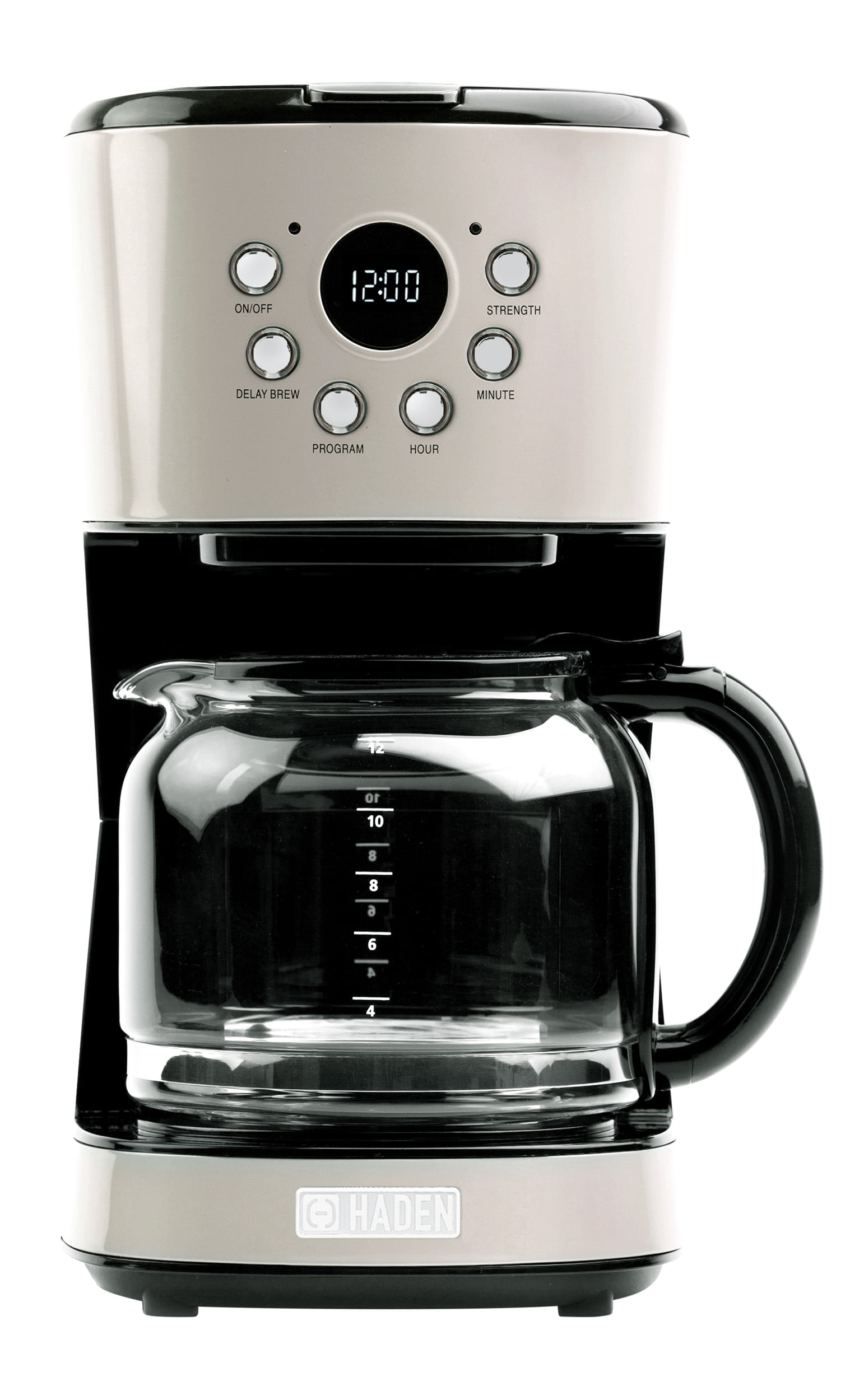 Nostalgia Retro Coffee Maker 12-Cup Programmable Vintage Coffee
