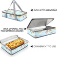 thumbnail image 3 of Numjaw Casserole Carrier for Hot or Cold Food,Insulated Casserole Travel Carry Bag,Pie Carrier,Casserole Dish with Lid and Carrying Case,Food Warmer Bag for Party/Picnic, 3 of 7