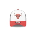 thumbnail image 2 of Chicago Bulls Mens 9Forty Team Colour Trucker White New Era Cap, 2 of 5